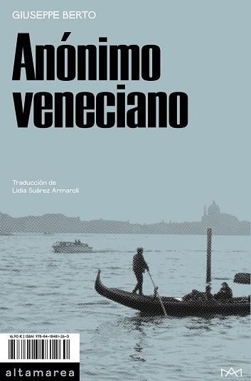 ANÓNIMO VENECIANO | 9788418481260 | BERTO, GIUSEPPE | Llibreria Drac - Llibreria d'Olot | Comprar llibres en català i castellà online