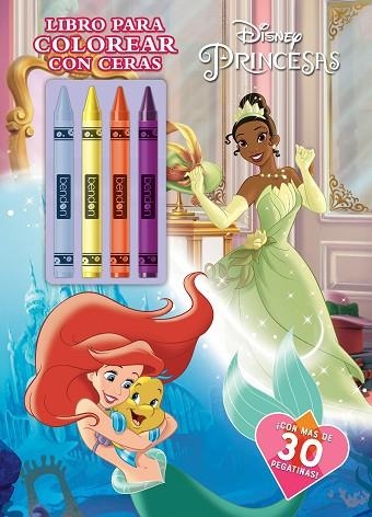 PRINCESAS. LIBRO PARA COLOREAR CON CERAS | 9788499519883 | DISNEY | Llibreria Drac - Llibreria d'Olot | Comprar llibres en català i castellà online