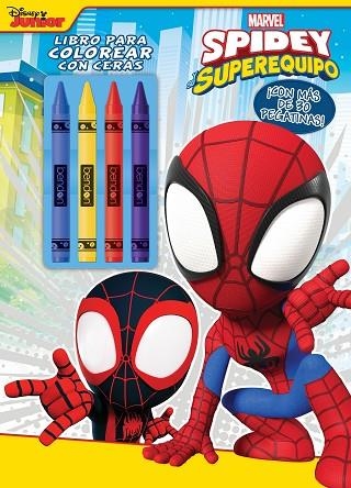 SPIDEY Y SU SUPEREQUIPO. LIBRO PARA COLOREAR CON CERAS | 9788416914999 | MARVEL | Llibreria Drac - Llibreria d'Olot | Comprar llibres en català i castellà online