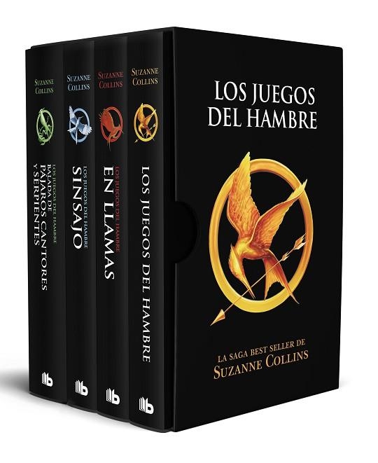 JUEGOS DEL HAMBRE, LOS (ESTUCHE CON: LOS JUEGOS DEL HAMBRE|EN LLAMAS|SINSAJO|BALADA DE PÁJAROS CANTORES Y SERPIENTES) | 9788413144764 | COLLINS, SUZANNE | Llibreria Drac - Librería de Olot | Comprar libros en catalán y castellano online