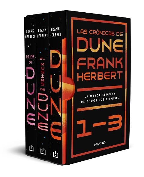 DUNE (ESTUCHE CON: DUNE | EL MESÍAS DE DUNE | HIJOS DE DUNE) | 9788466359481 | HERBERT, FRANK | Llibreria Drac - Llibreria d'Olot | Comprar llibres en català i castellà online