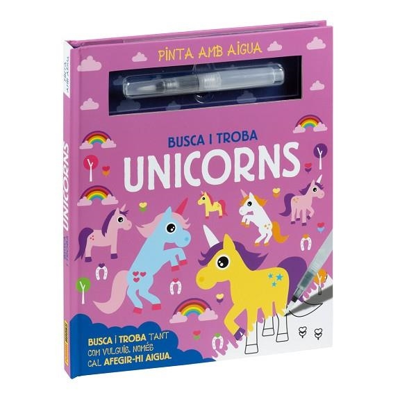 PINTA AMB AIGUA. BUSCA I TROBA UNICORNS | 9788411013314 | PANINI | Llibreria Drac - Llibreria d'Olot | Comprar llibres en català i castellà online