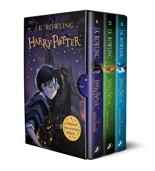 HARRY POTTER (EDICIÓN ESTUCHE CON LOS 3 PRIMEROS VOLÚMENES) | 9788418796180 | ROWLING, J.K. | Llibreria Drac - Llibreria d'Olot | Comprar llibres en català i castellà online