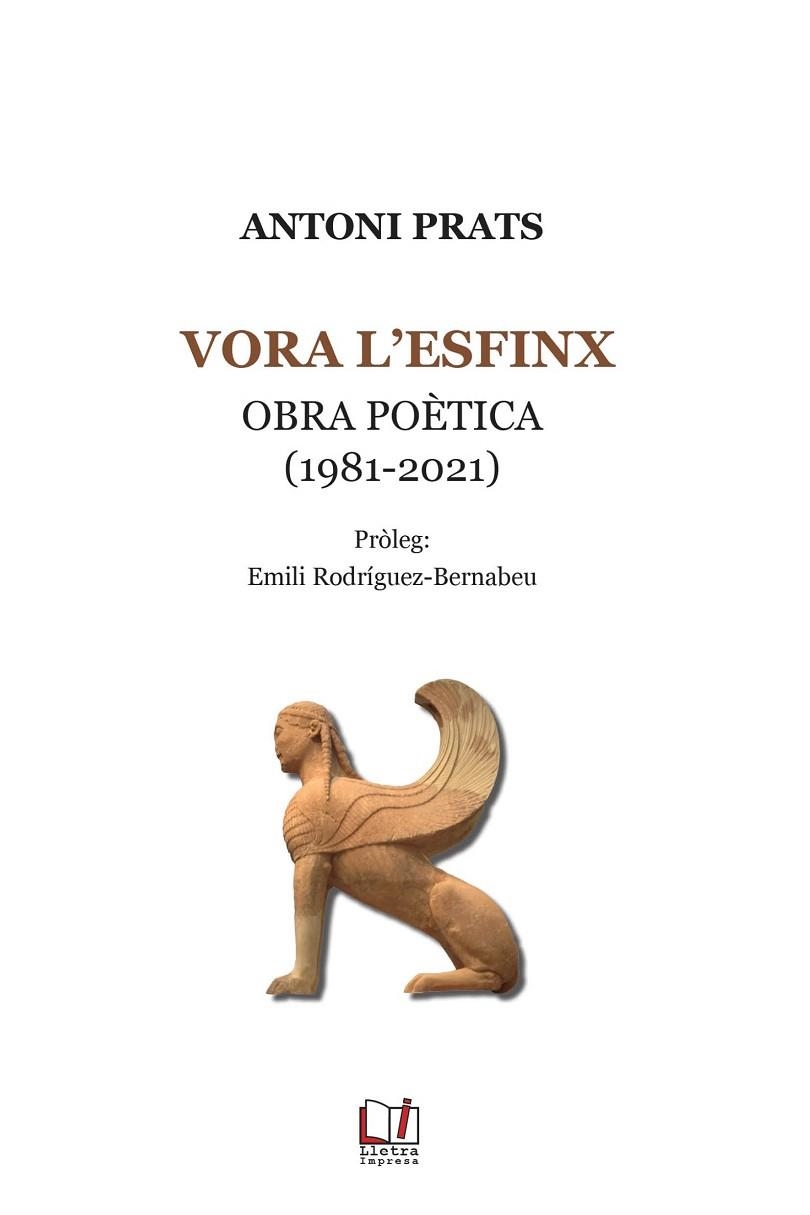 VORA L'ESFINX | 9788412495027 | PRATS, ANTONI | Llibreria Drac - Llibreria d'Olot | Comprar llibres en català i castellà online