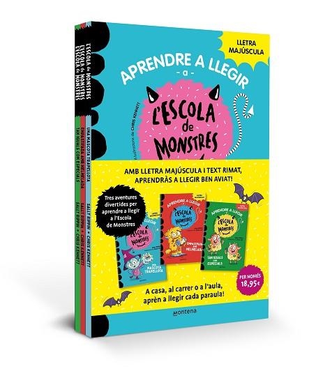 PACK APRENDRE A LLEGIR A L'ESCOLA DE MONSTRES (LLIBRES 1-3) | 9788419169990 | RIPPIN, SALLY; COT, JÚLIA | Llibreria Drac - Llibreria d'Olot | Comprar llibres en català i castellà online