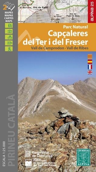 CAPÇALERES DEL TER I DEL FRESER. VALL DE CAMPRODON - VALL DE RIBES 1:25000 MAPA ALPINA | 9788480909051 | AA.DD. | Llibreria Drac - Llibreria d'Olot | Comprar llibres en català i castellà online