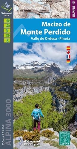 MACIZO DE MONTE PERDIDO. MAPA WATERPROOF - ESCALA 1:15.000 | 9788480909365 | AA.DD. | Llibreria Drac - Llibreria d'Olot | Comprar llibres en català i castellà online