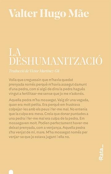 DESHUMANITZACIÓ, LA | 9788416738472 | HUGO MÃE, VALTER | Llibreria Drac - Llibreria d'Olot | Comprar llibres en català i castellà online