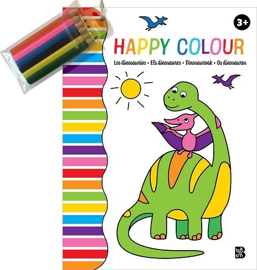 HAPPY COLOUR - LOS DINOSAURIOS +3 | 9789403228914 | AA.DD. | Llibreria Drac - Llibreria d'Olot | Comprar llibres en català i castellà online