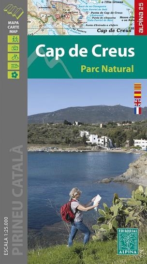 CAP DE CREUS. PARC NATURAL MAPA ALPINA 1:25000 + CARPETA DESPLEGABLE | 9788480909426 | AA.DD. | Llibreria Drac - Llibreria d'Olot | Comprar llibres en català i castellà online