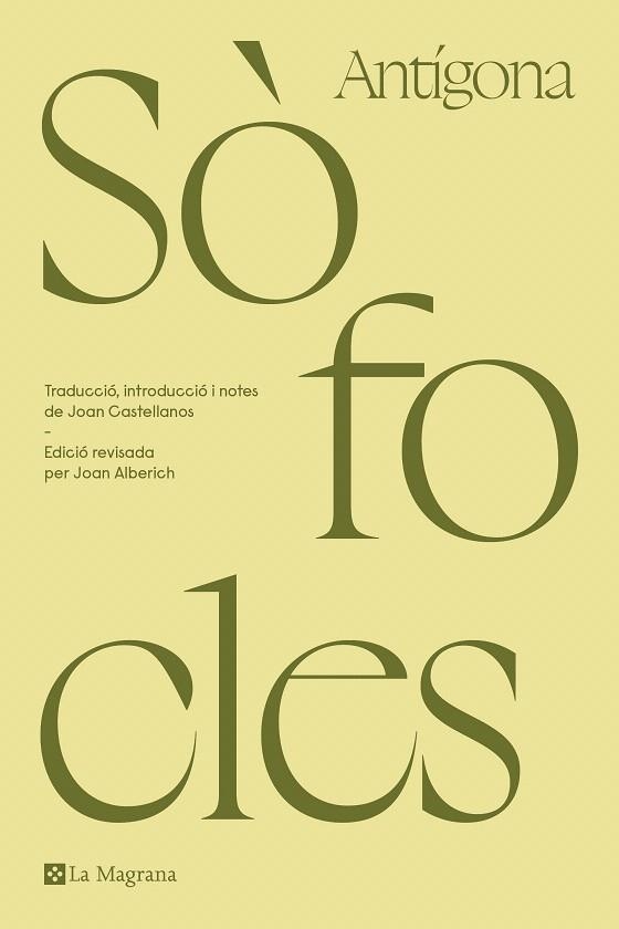 ANTÍGONA | 9788419013767 | SÒFOCLES | Llibreria Drac - Llibreria d'Olot | Comprar llibres en català i castellà online