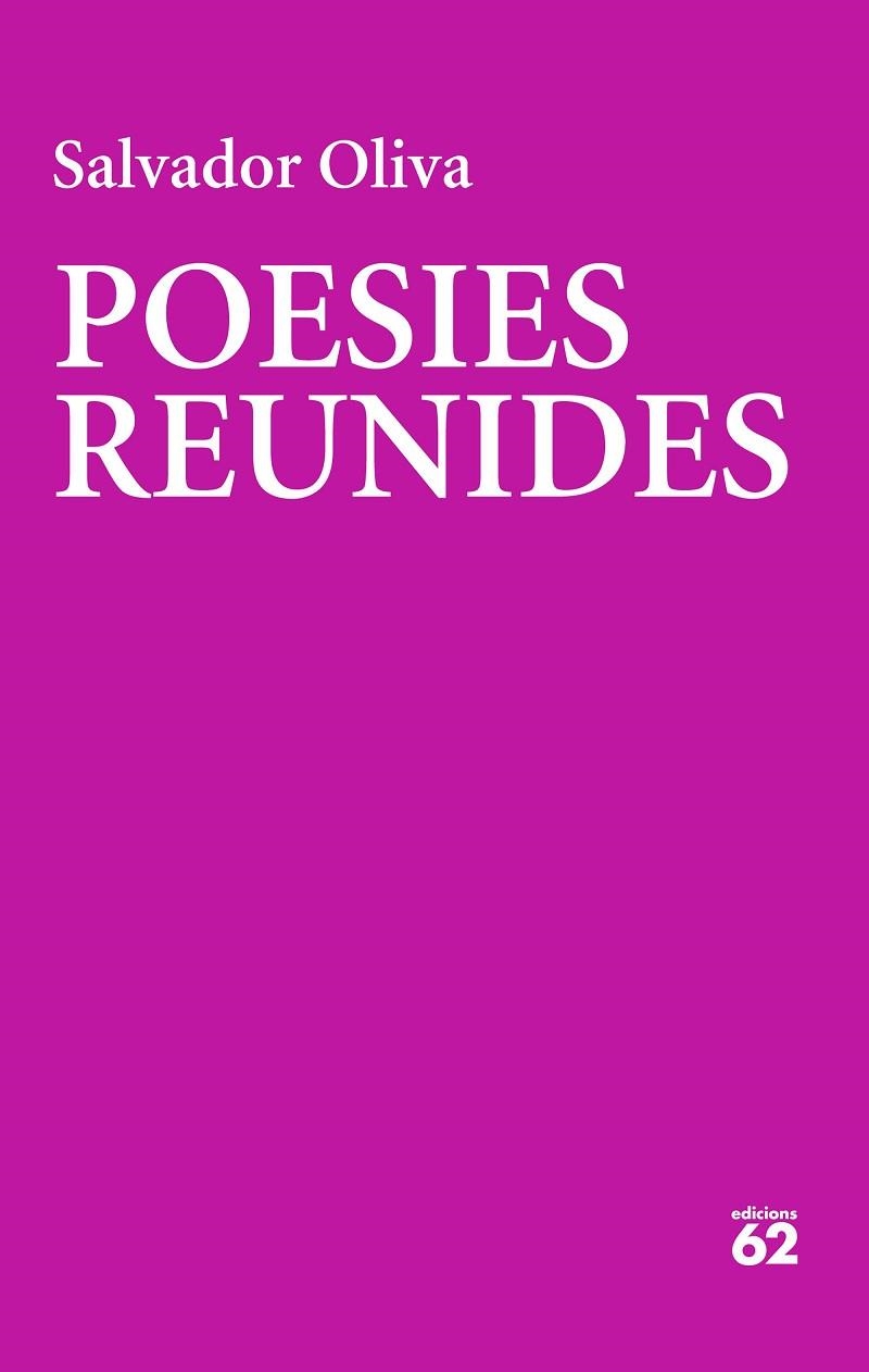 POESIES REUNIDES | 9788429780475 | OLIVA, SALVADOR | Llibreria Drac - Llibreria d'Olot | Comprar llibres en català i castellà online