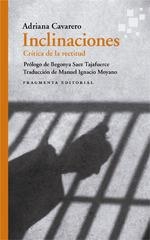 INCLINACIONES | 9788417796662 | CAVARERO, ADRIANA | Llibreria Drac - Llibreria d'Olot | Comprar llibres en català i castellà online