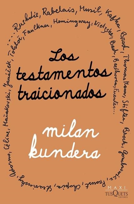 TESTAMENTOS TRAICIONADOS, LOS | 9788411071710 | KUNDERA, MILAN | Llibreria Drac - Llibreria d'Olot | Comprar llibres en català i castellà online