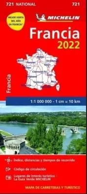 MAPA NATIONAL FRANCIA 721 2022 | 9782067254176 | AA.VV | Llibreria Drac - Llibreria d'Olot | Comprar llibres en català i castellà online