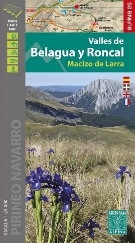 VALLES DE BELAGUA Y RONCAL. MAPA ALPINA 1:25000 + CARPETA DESPLEGABLE | 9788480909396 | AA.DD. | Llibreria Drac - Llibreria d'Olot | Comprar llibres en català i castellà online