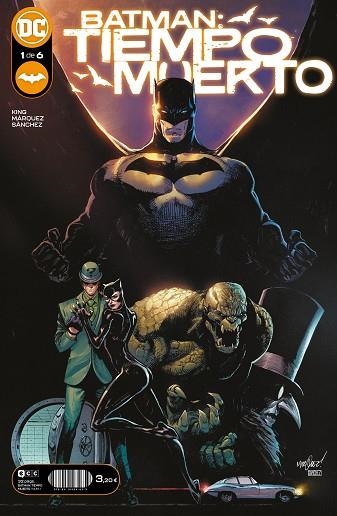 BATMAN: TIEMPO MUERTO NÚM. 1 DE 6 | 9788419484659 | KING, TOM; SAN RAFAEL SIMÓ, FRANCISCO JOSÉ | Llibreria Drac - Llibreria d'Olot | Comprar llibres en català i castellà online