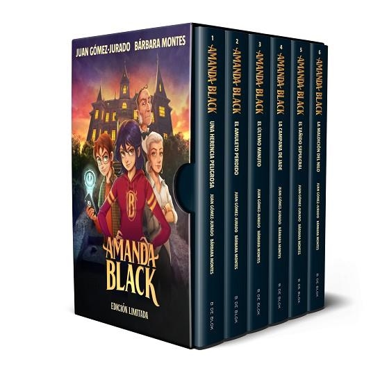 PACK EDICIÓN LIMITADA AMANDA BLACK (LIBROS DEL 1 AL 6): (AMANDA BLACK 1-6) | 9788419048967 | GÓMEZ-JURADO, JUAN; MONTES, BÁRBARA | Llibreria Drac - Llibreria d'Olot | Comprar llibres en català i castellà online