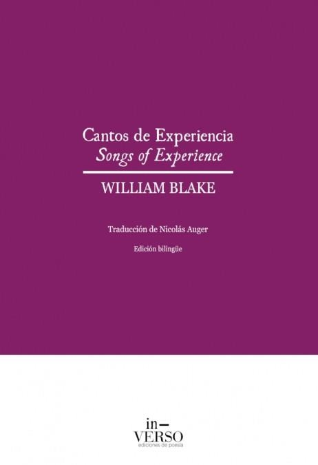 CANTOS DE EXPERIENCIA. SONGS OF EXPERIENCE | 9788412085464 | BLAKE, WILLIAM | Llibreria Drac - Librería de Olot | Comprar libros en catalán y castellano online