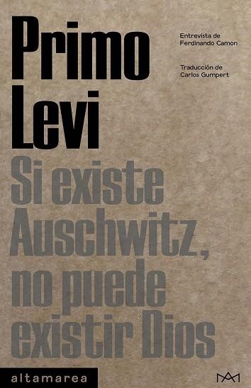 SI EXISTE AUSCHWITZ, NO PUEDE EXISTIR DIOS | 9788419583154 | LEVI, PRIMO | Llibreria Drac - Librería de Olot | Comprar libros en catalán y castellano online