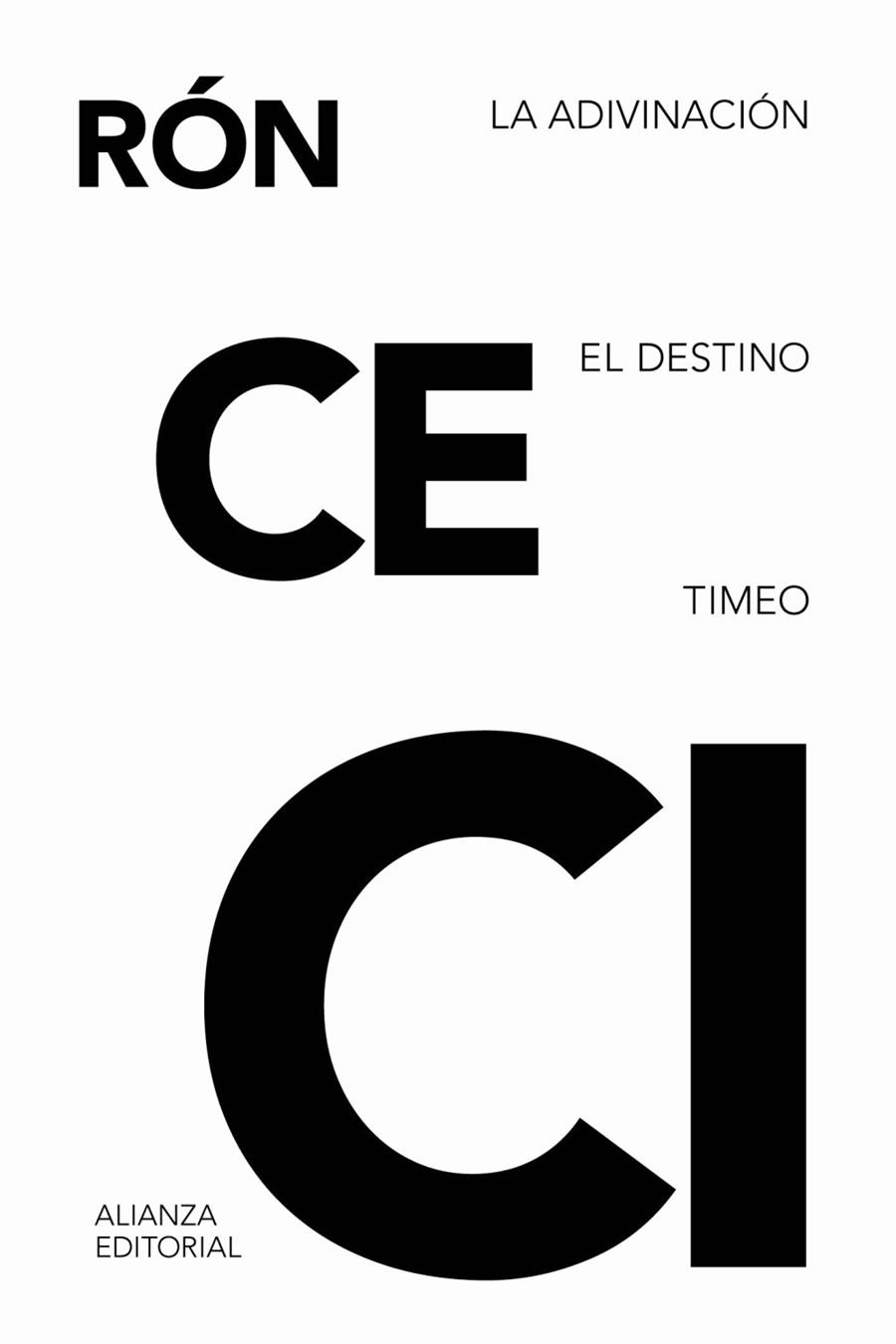 ADIVINACIÓN, LA. EL DESTINO. TIMEO | 9788411480963 | CICERÓN | Llibreria Drac - Llibreria d'Olot | Comprar llibres en català i castellà online