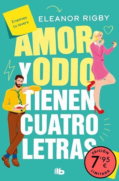 AMOR Y ODIO TIENEN CUATRO LETRAS (EDICIÓN LIMITADA) | 9788413146140 | RIGBY, ELEANOR | Llibreria Drac - Llibreria d'Olot | Comprar llibres en català i castellà online