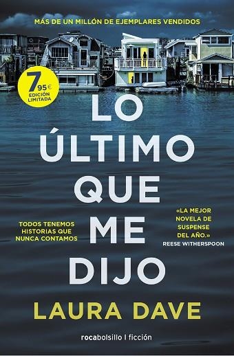 LO ÚLTIMO QUE ME DIJO | 9788418850721 | DAVE, LAURA | Llibreria Drac - Llibreria d'Olot | Comprar llibres en català i castellà online