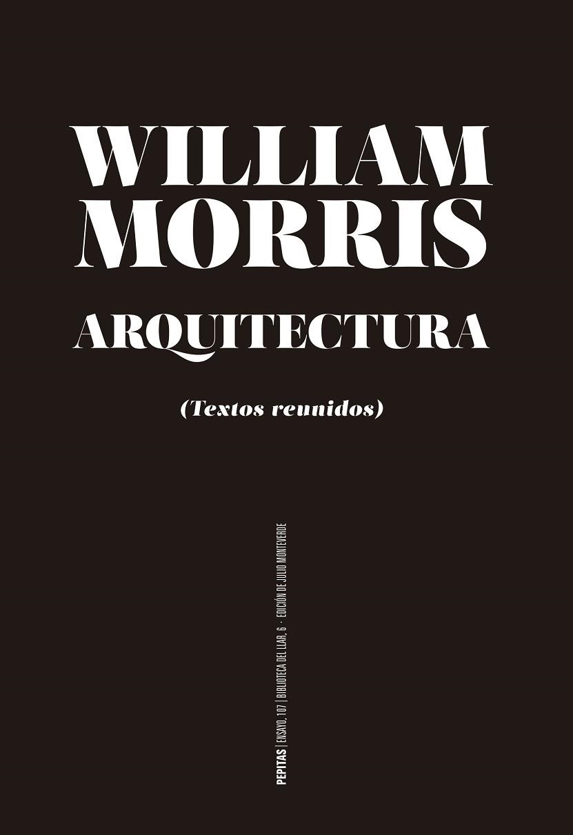 ARQUITECTURA | 9788418998287 | MORRIS, WILLIAM | Llibreria Drac - Llibreria d'Olot | Comprar llibres en català i castellà online