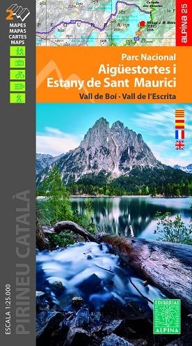 AIGUESTORTES I ESTANY DE SANT MAURICI MAPA ALPINA 1:25000 | 9788480909556 | AA.DD. | Llibreria Drac - Llibreria d'Olot | Comprar llibres en català i castellà online