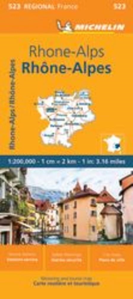 MAPA REGIONAL RHONE-ALPS 523 (REGIONAL 523) | 9782067258761 | MICHELIN | Llibreria Drac - Llibreria d'Olot | Comprar llibres en català i castellà online