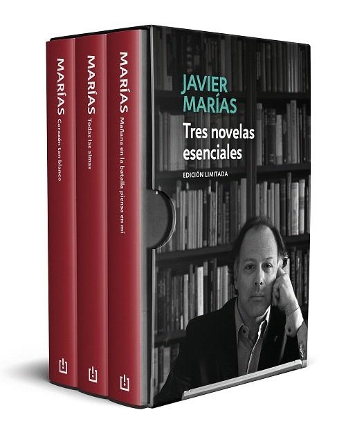 TRES NOVELAS ESENCIALES (ESTUCHE CON: TODAS LAS ALMAS | CORAZÓN TAN BLANCO | MAÑANA EN LA BATALLA PIENSA EN MÍ) | 9788466371537 | MARÍAS, JAVIER | Llibreria Drac - Llibreria d'Olot | Comprar llibres en català i castellà online