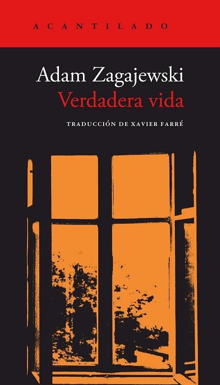 VERDADERA VIDA | 9788419036384 | ZAGAJEWSKI, ADAM | Llibreria Drac - Llibreria d'Olot | Comprar llibres en català i castellà online