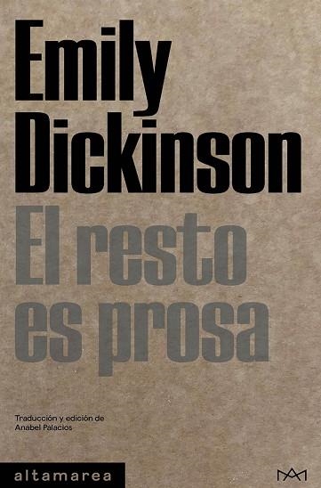 RESTO ES PROSA, EL | 9788419583192 | DICKINSON, EMILY | Llibreria Drac - Librería de Olot | Comprar libros en catalán y castellano online