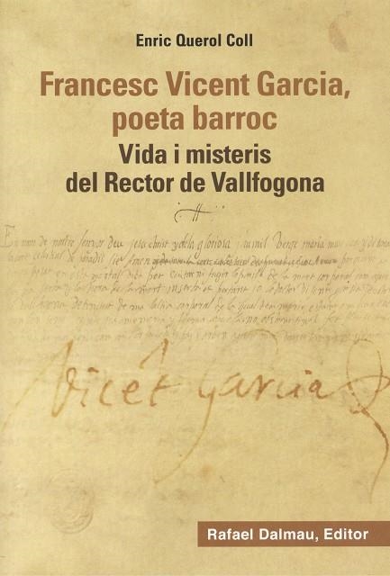 FRANCESC VICENT GARCIA POETA BARROC | 9788423208906 | QUEROL, ENRIC | Llibreria Drac - Llibreria d'Olot | Comprar llibres en català i castellà online