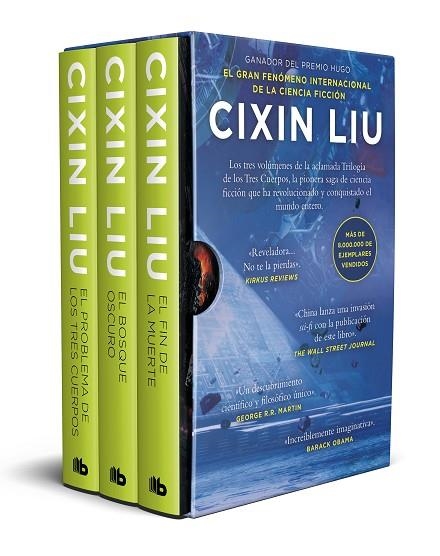 TRILOGÍA DE LOS TRES CUERPOS (EL PROBLEMA DE LOS TRES CUERPOS; BOSQUE OSCURO; FIN DE LA MUERTE)  | 9788413146928 | LIU, CIXIN | Llibreria Drac - Llibreria d'Olot | Comprar llibres en català i castellà online