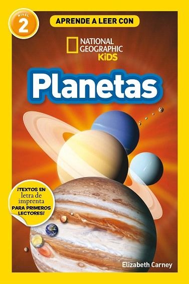 PLANETAS (APRENDE A LEER CON NATIONAL GEOGRAPHIC (NIVEL 2)) | 9788482988467 | CARNEY, ELIZABETH | Llibreria Drac - Llibreria d'Olot | Comprar llibres en català i castellà online