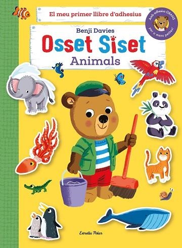 OSSET SISET. EL MEU PRIMER LLIBRE D'ADHESIUS. ANIMALS | 9788413894492 | DAVIES, BENJI | Llibreria Drac - Llibreria d'Olot | Comprar llibres en català i castellà online