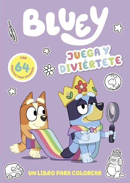 JUEGA Y DIVIÉRTETE. UN LIBRO PARA COLOREAR (EDICIÓN EN ESPAÑOL) (BLUEY) | 9788448864750 | BLUEY | Llibreria Drac - Llibreria d'Olot | Comprar llibres en català i castellà online