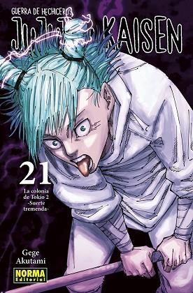 JUJUTSU KAISEN 21 | 9788467961720 | AKUTAMI, GEGE | Llibreria Drac - Llibreria d'Olot | Comprar llibres en català i castellà online