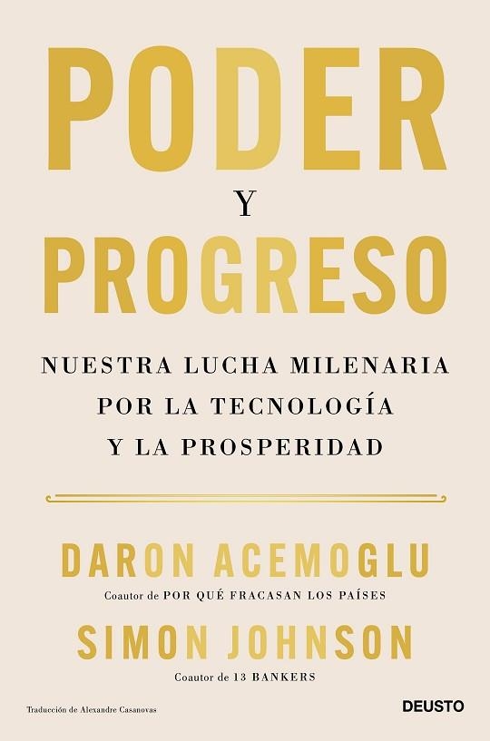 PODER Y PROGRESO | 9788423436378 | ACEMOGLU, DARON; JOHNSON, SIMON | Llibreria Drac - Llibreria d'Olot | Comprar llibres en català i castellà online