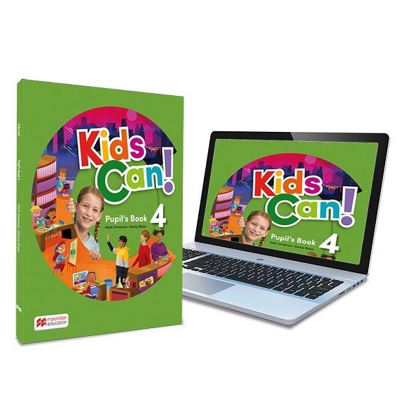 KIDS CAN! 4 PUPIL'S BOOK: LIBRO DE TEXTO DE INGLÉS IMPRESO CON ACCESO A LA VERSI | 9781380072870 | OMEROND, MARK; SHAW, DONNA | Llibreria Drac - Llibreria d'Olot | Comprar llibres en català i castellà online