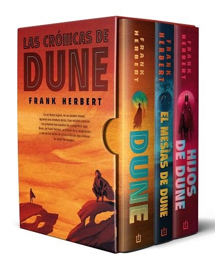 TRILOGÍA DUNE, EDICIÓN DE LUJO (ESTUCHE CON: DUNE | EL MESÍAS DE DUNE | HIJOS DE DUNE) | 9788466367943 | HERBERT, FRANK | Llibreria Drac - Librería de Olot | Comprar libros en catalán y castellano online