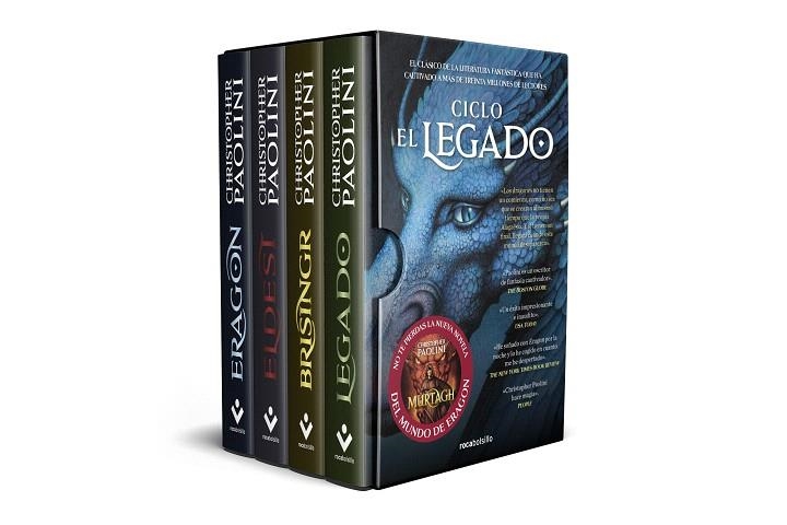 CICLO EL LEGADO (EDICIÓN ESTUCHE CON: ERAGON | ELDEST | BRISINGR | LEGADO) | 9788419498526 | PAOLINI, CHRISTOPHER | Llibreria Drac - Llibreria d'Olot | Comprar llibres en català i castellà online