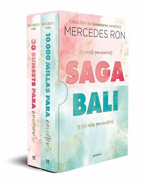 ESTUCHE SAGA BALI. 30 SUNSETS PARA ENAMORARTE | 10.000 MILLAS PARA ENCONTRARTE | 9788419848215 | RON,MERCEDES | Llibreria Drac - Llibreria d'Olot | Comprar llibres en català i castellà online