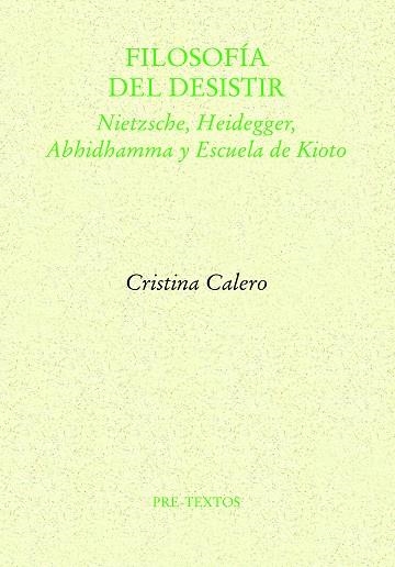 FILOSOFÍA DEL DESISTIR | 9788419633491 | CALERO, CRISTINA | Llibreria Drac - Llibreria d'Olot | Comprar llibres en català i castellà online