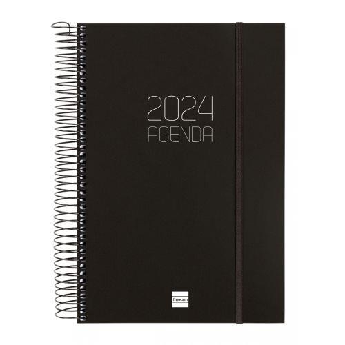 AGENDA 2024 OPAQUE E11 1DP NEGRE CAT | 8422952368434 | AA.DD. | Llibreria Drac - Llibreria d'Olot | Comprar llibres en català i castellà online