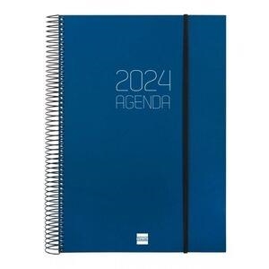 AGENDA 2024 OPAQUE E40 1DP BLAU CAT | 8422952368199 | AA.DD. | Llibreria Drac - Llibreria d'Olot | Comprar llibres en català i castellà online