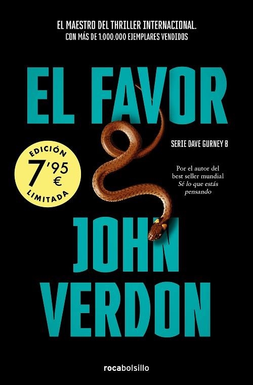 FAVOR, EL (SERIE DAVID GURNEY 8) | 9788419498175 | VERDON, JOHN | Llibreria Drac - Llibreria d'Olot | Comprar llibres en català i castellà online