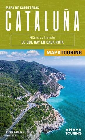 MAPA DE CARRETERAS DE CATALUÑA (DESPLEGABLE), ESCALA 1:400.000 | 9788491587163 | ANAYA TOURING | Llibreria Drac - Llibreria d'Olot | Comprar llibres en català i castellà online