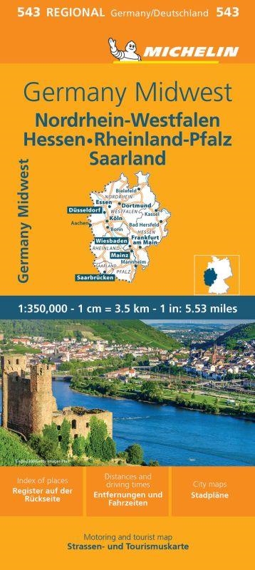 MAPA REGIONAL GERMANY MIDWEST (REGIONAL 543) | 9782067258990 | AA.DD. | Llibreria Drac - Llibreria d'Olot | Comprar llibres en català i castellà online